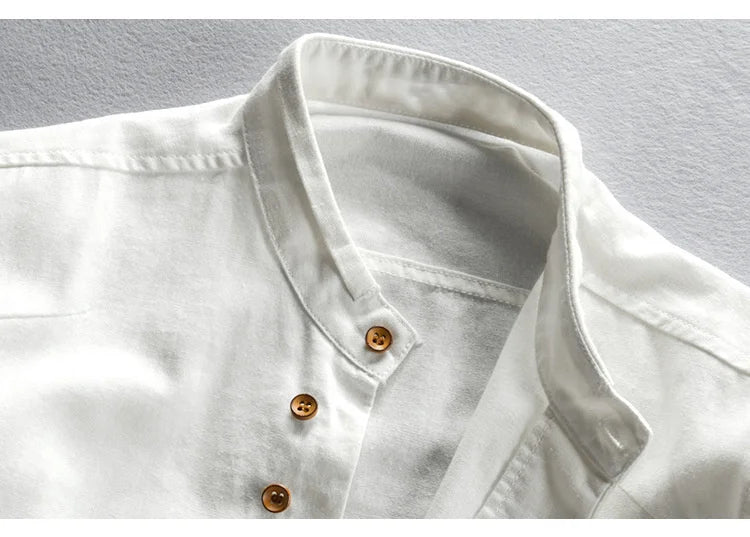 Premium Grandad Collar Shirt
