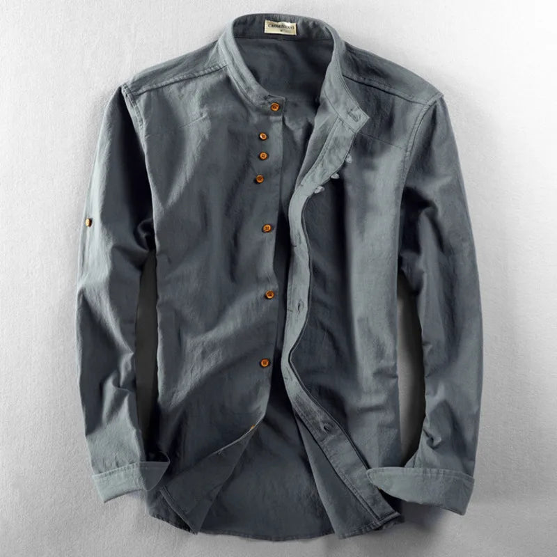 Premium Grandad Collar Shirt