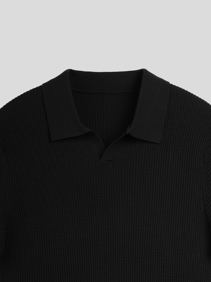 FlexKnit Active Knitted Buttonless Polo