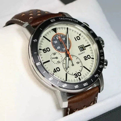 Men's Multifunctional Quartz Belt Watch