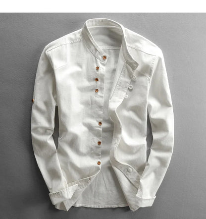 Premium Grandad Collar Shirt