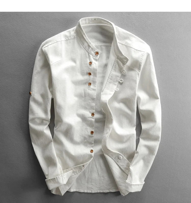 Premium Grandad Collar Shirt