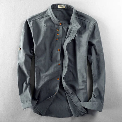 Premium Grandad Collar Shirt