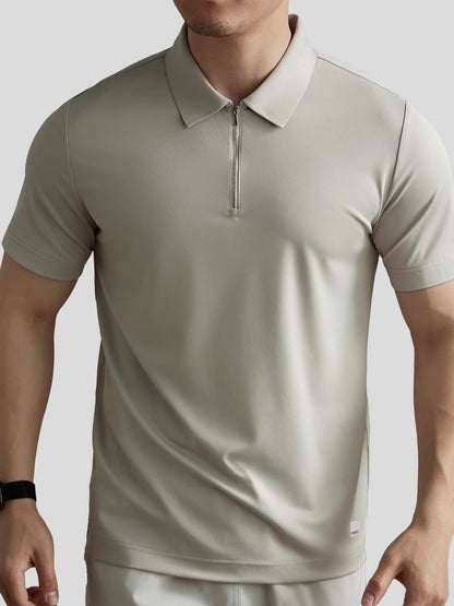 PerformancePro Piqué Short Sleeve Half Zip Polo